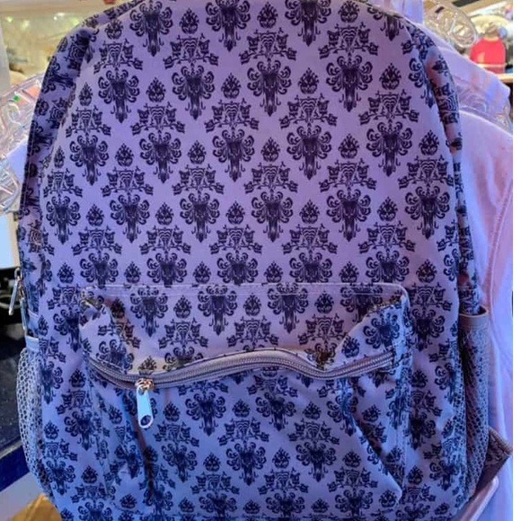 Disney Haunted Mansion Wallpaper Backpack - Picture 7 of 12